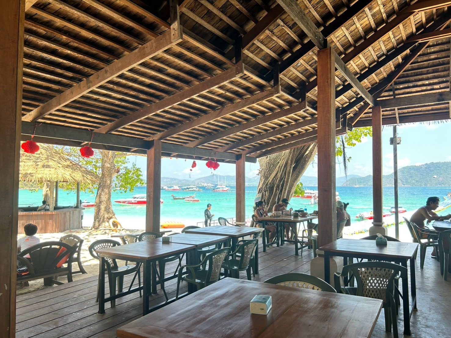 The Coral Beach Club by the sea